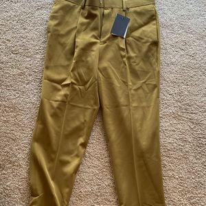 ASOS tapered mustard trousers